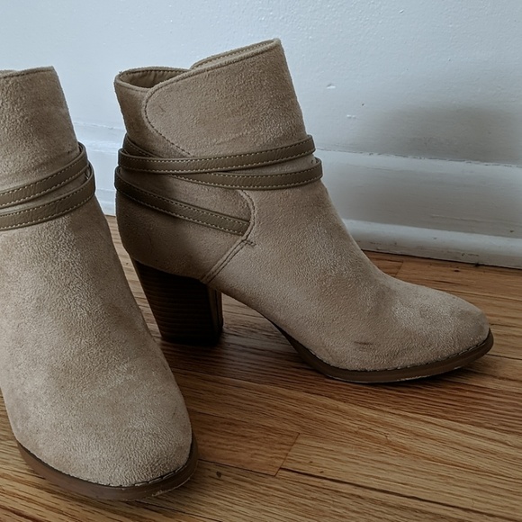Tan Suede Booties - Picture 3 of 3